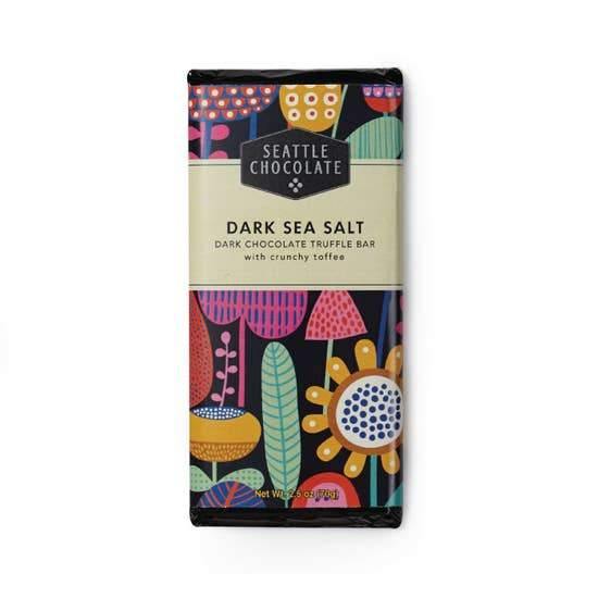 Dark Sea Salt Truffle Bar - Rose & Lee Co