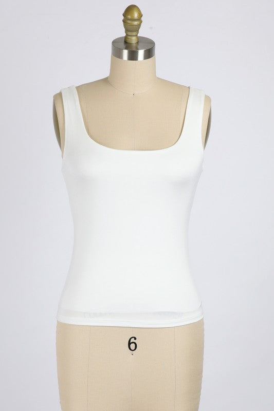 layer tank ivory final touch apex ethical womens boutique
