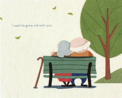 Rose & Lee Co Grow Old With You Card Home & Gifts