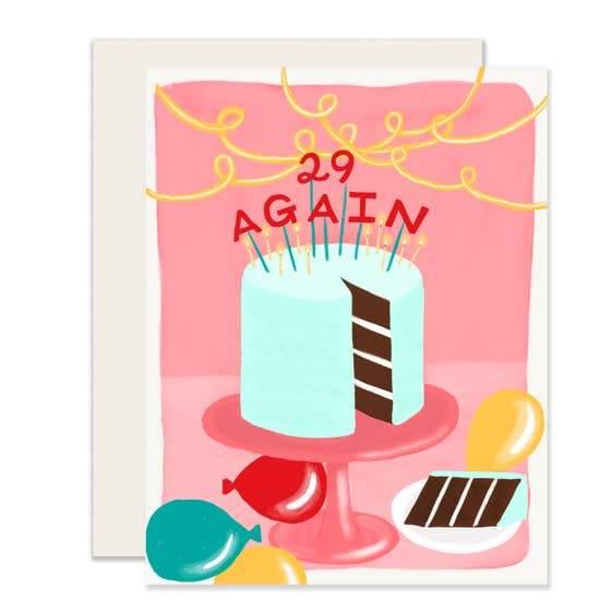 29 Again Card - Rose & Lee Co