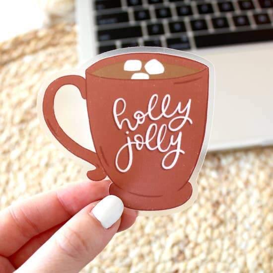 Stickers, Holly Jolly Hot Chocolate Mug - Rose & Lee Co