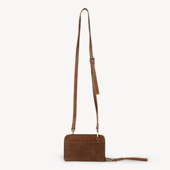 Joyn crossbody wallet brown Raleigh ethical boutique