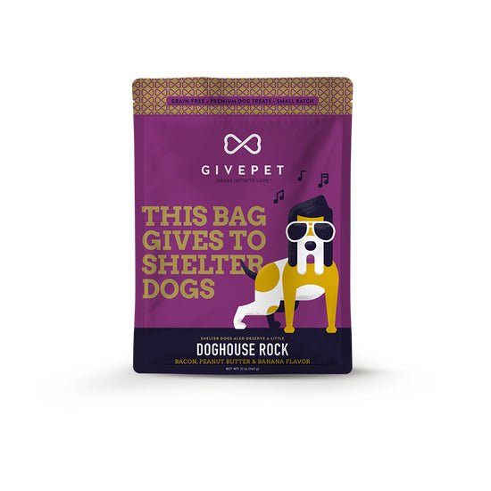 Rose & Lee Co Doghouse Rock Dog Treats Pets