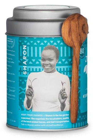 Kenyan Earl Grey Tin with Spoon - Rose & Lee Co