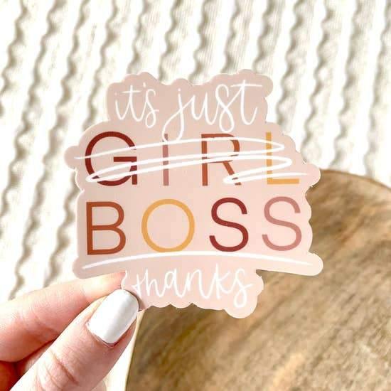 Stickers, It's Just Boss - Rose & Lee Co