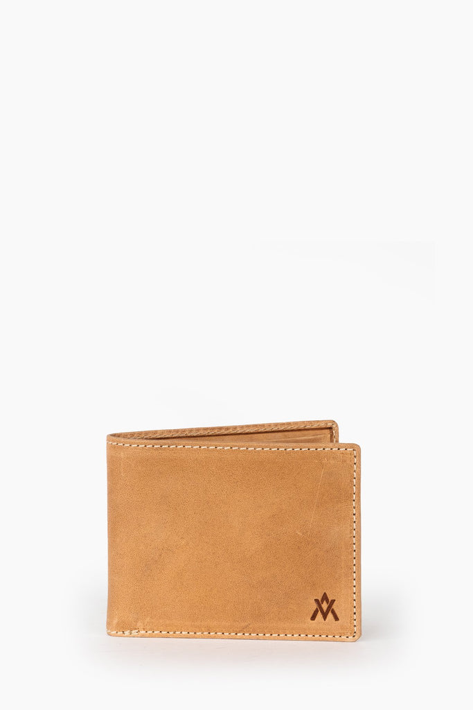 Elevate bifold wallet camel black brown Raleigh ethical boutique