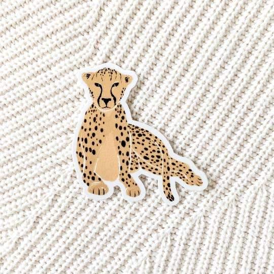 Stickers, Forward Facing Cheetah - Rose & Lee Co