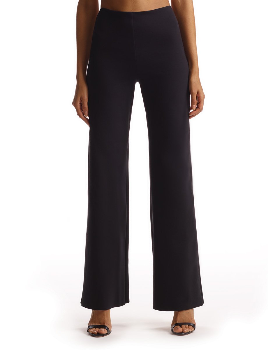Commando Neoprene Wide Leg Pant, Black Ethical Boutique in Raleigh
