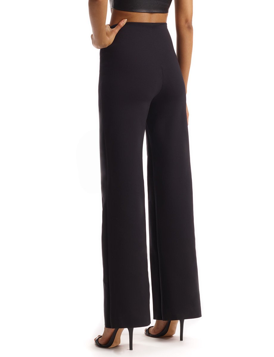 Commando Neoprene Wide Leg Pant, Black Ethical Boutique in Raleigh