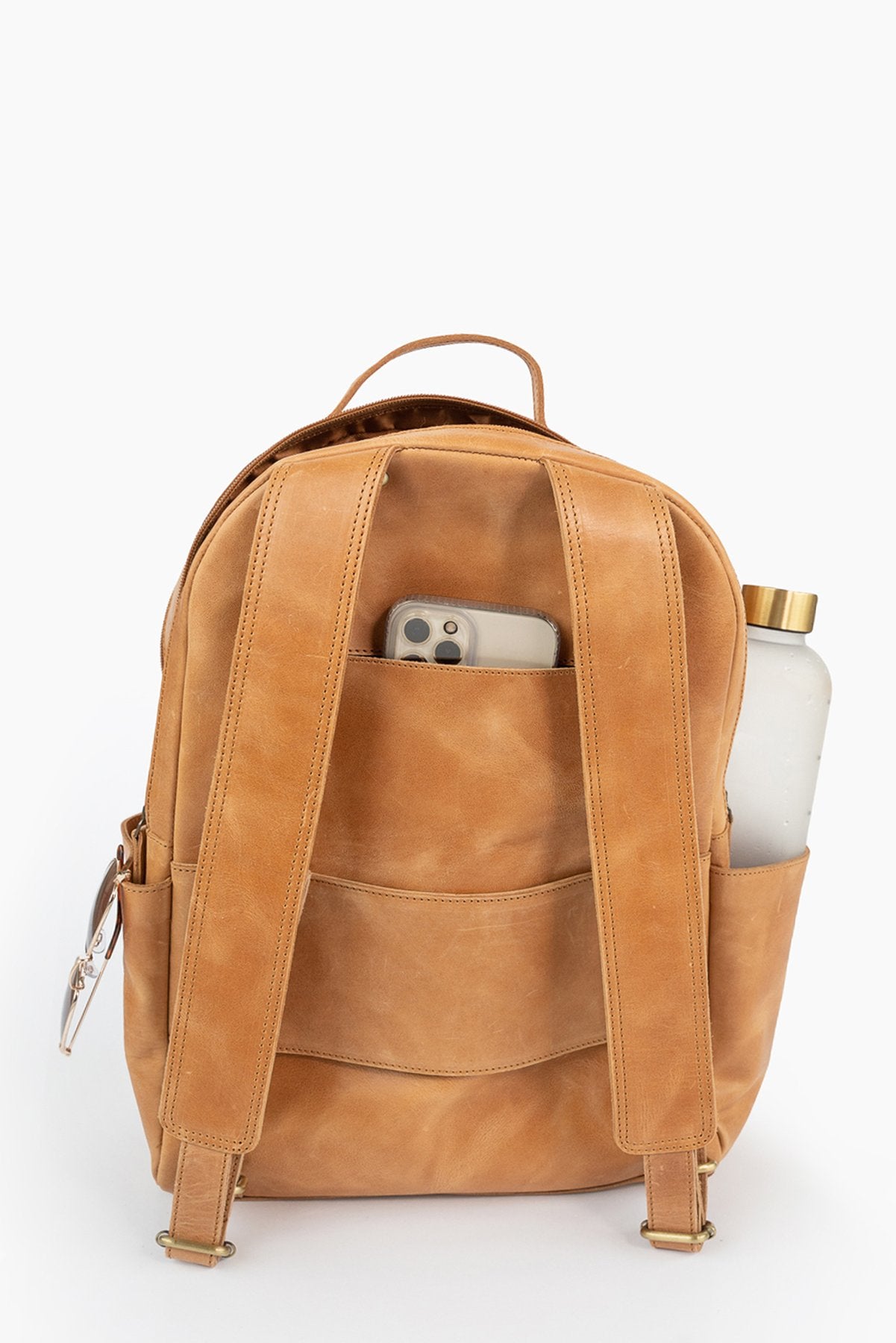 Elevate commuter backpack camel Raleigh ethical boutique