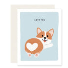 Rose & Lee Co Corgi Love You Card Stationery