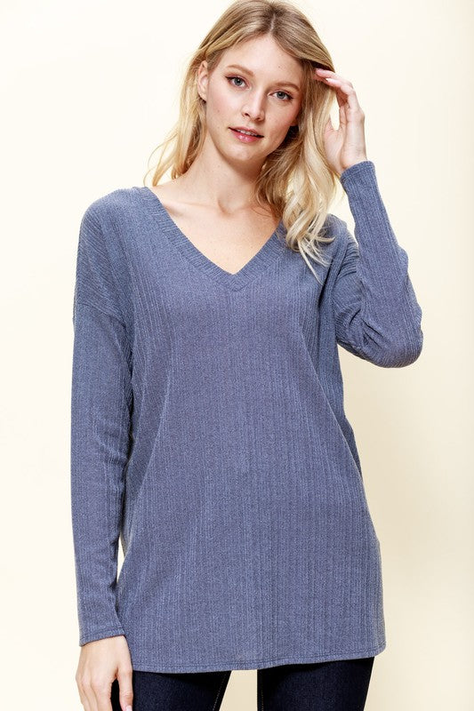 Grey Long Sleeve Apex Ethical Boutique
