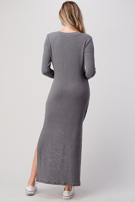 Long sleeve maxi dress Apex Ethical Boutique