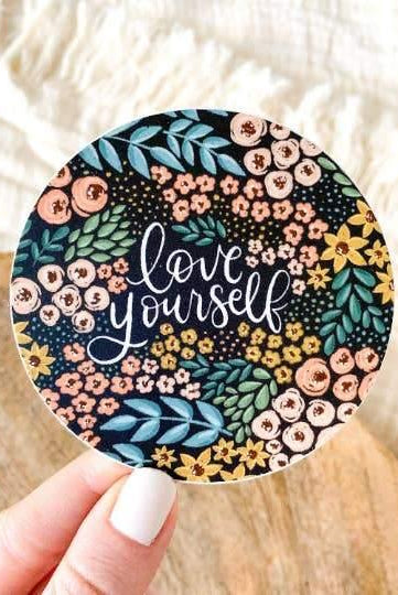 Stickers, Love Yourself Floral - Rose & Lee Co