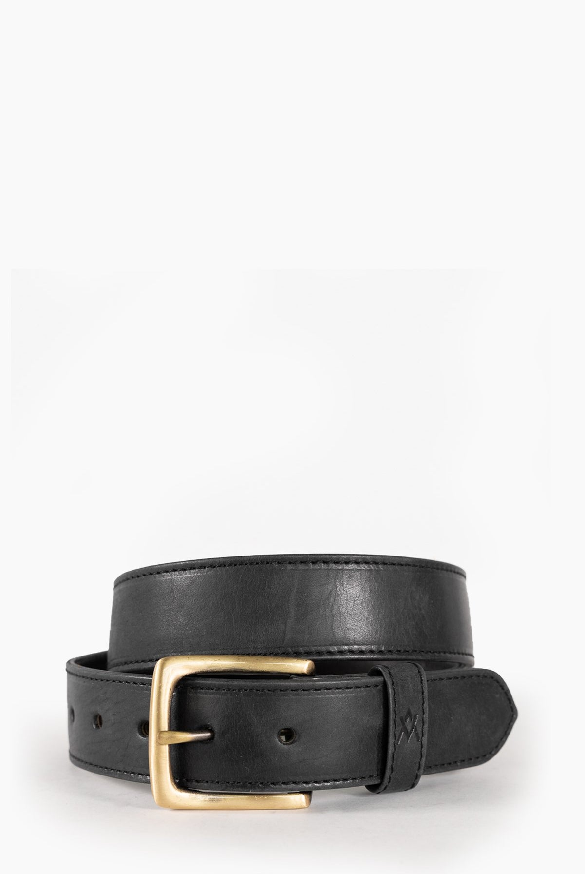 Elevate men's black leather belt raleigh ethical boutique