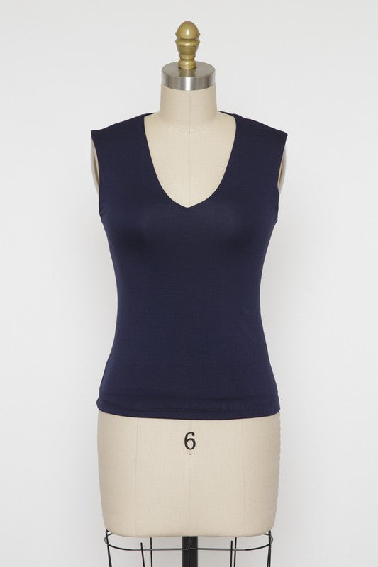 Navy tank top Apex Ethical Boutique