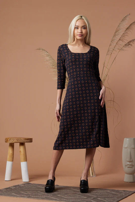 Printed Dress Apex Ethical Boutique