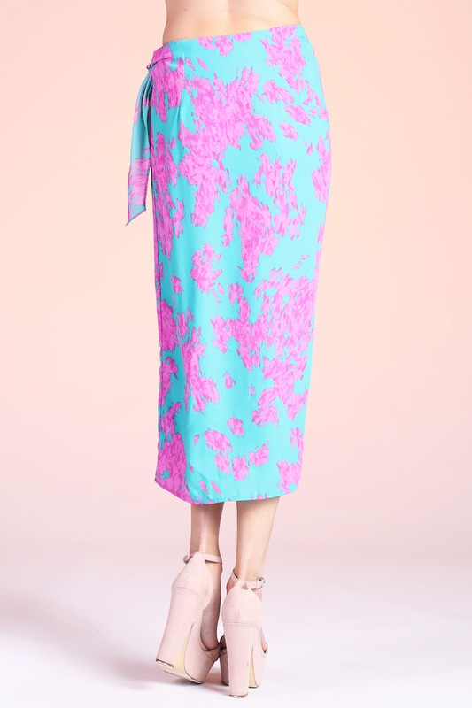 Printed Midi Skirt Apex Ethical Boutique