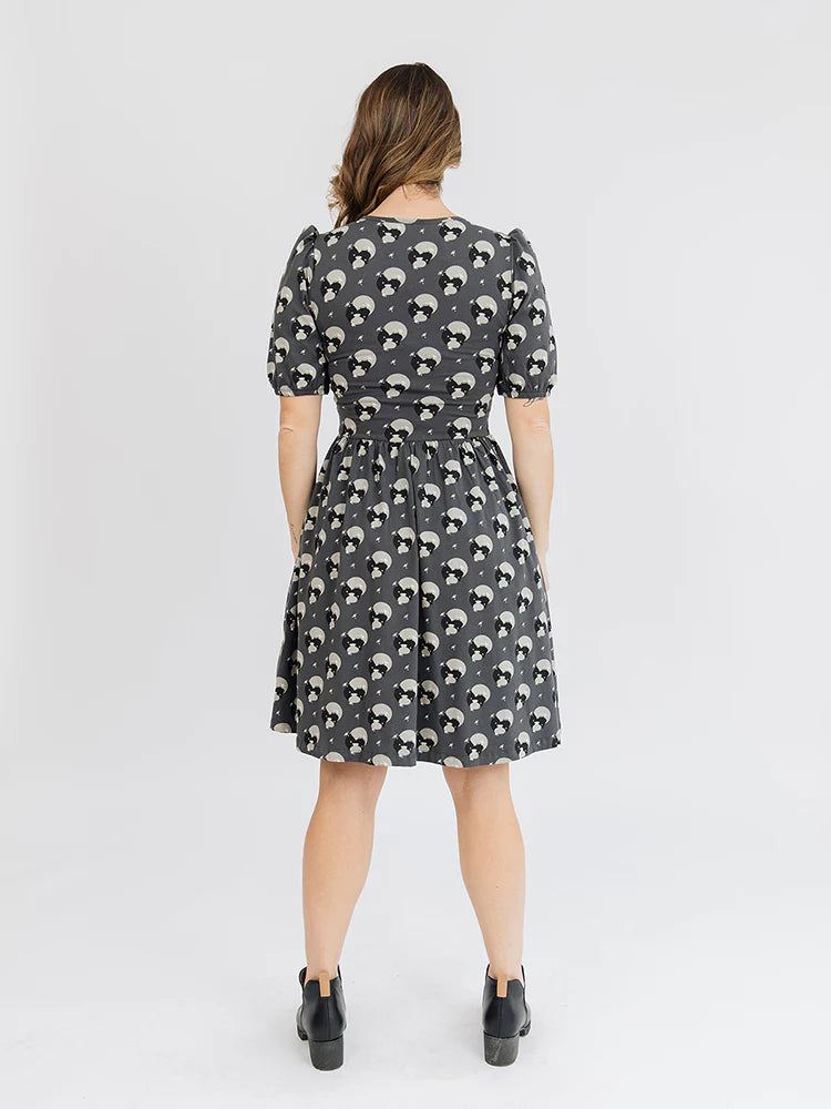 Puff Sleeve Dress Apex Ethical Boutique