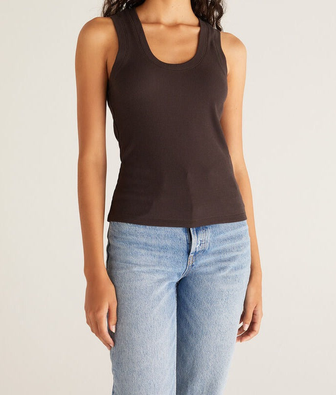 Ribbed Tank Apex Ethical Boutique\