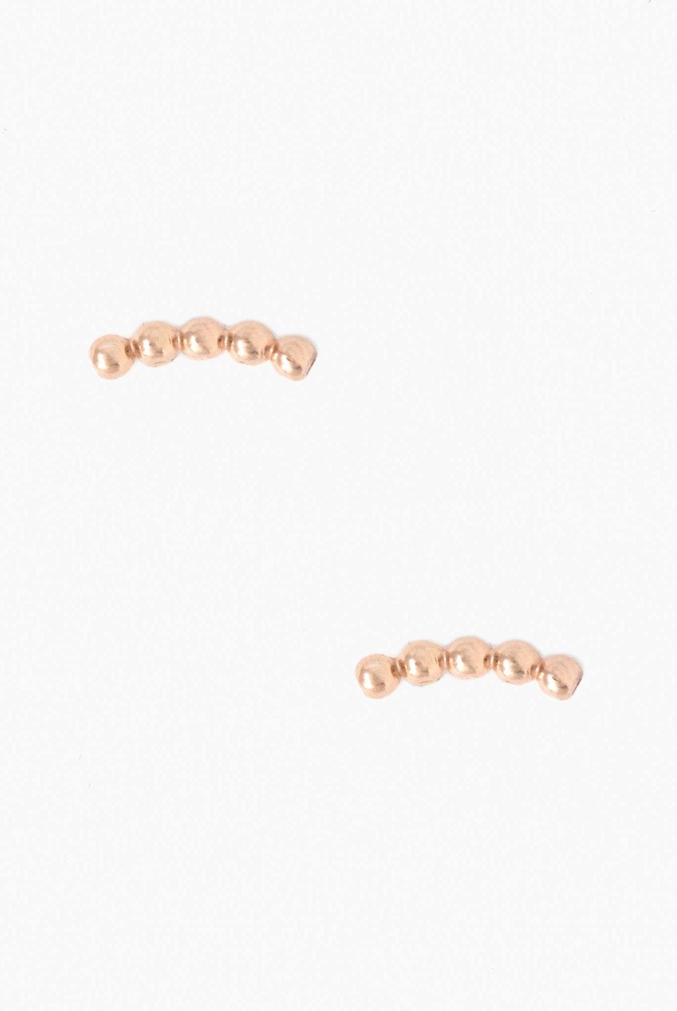 Caesar Studs Earrings, Gold - Rose & Lee Co