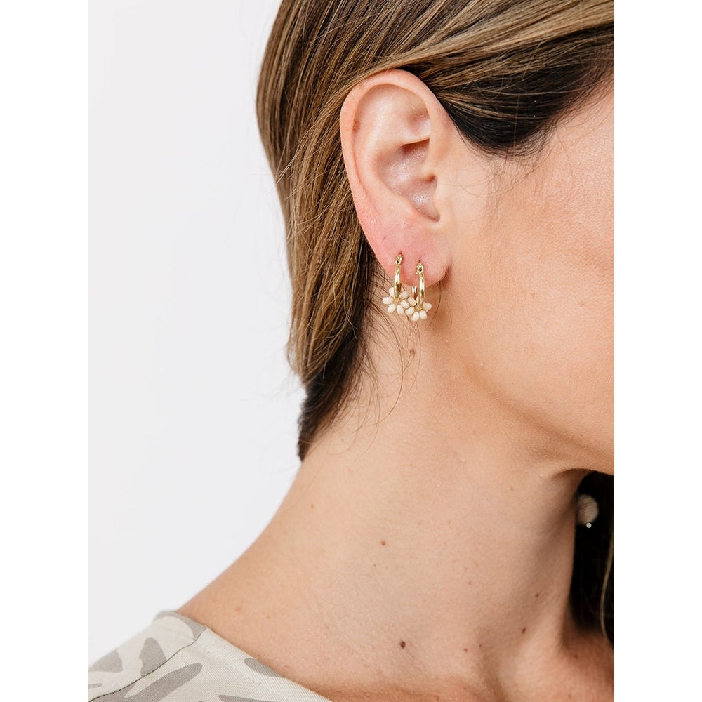Mata Traders Floral Ethical Earrings Apex Boutique 