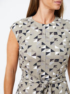 sasha dress monochrome quilt mata traders apex ethical womens boutique