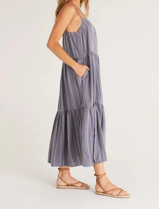 waverly dress worn indigo zsupply apex ethical womens boutique