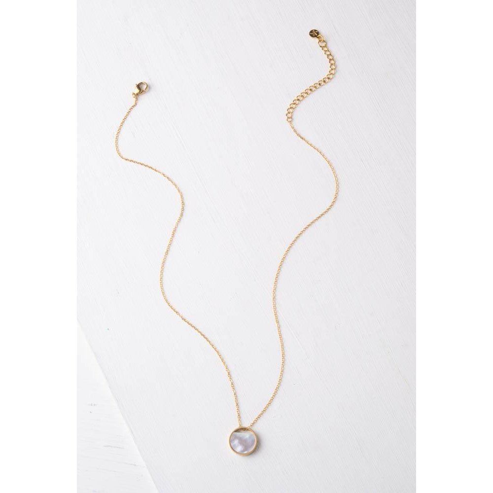 Rose & Lee Co Iris Mother - of - Pearl Necklace Jewelry