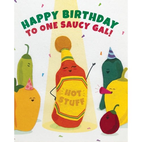 Rose & Lee Co Saucy Gal Birthday Card Home & Gifts