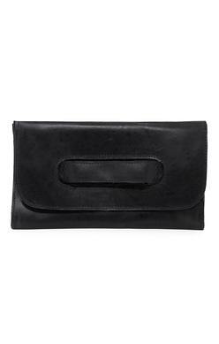 Rose & Lee Co Mare Handle Clutch, Black BAGS