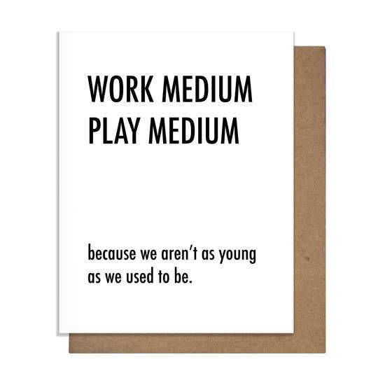 Work Medium Card - Rose & Lee Co