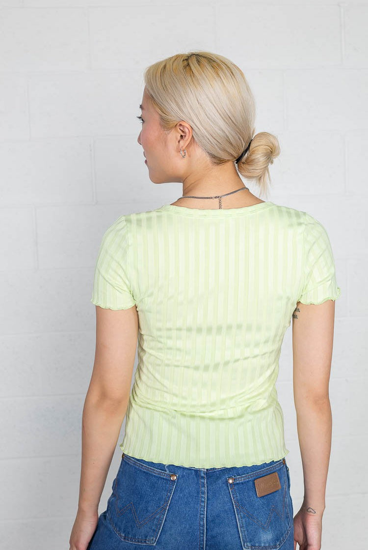 sully top lime no less than apex ethical womens boutique