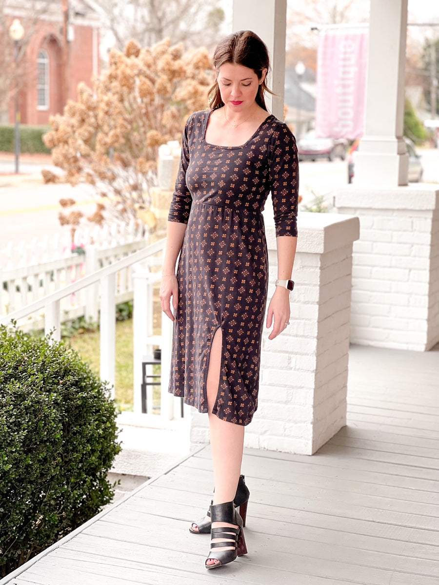 Ellery Dress Washed Black Boho ROSE & LEE CO. Rose & Lee Co