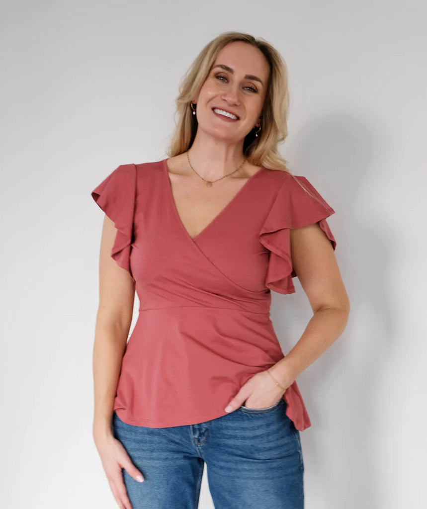 abigail top withered rose elegantees apex ethical womens boutique