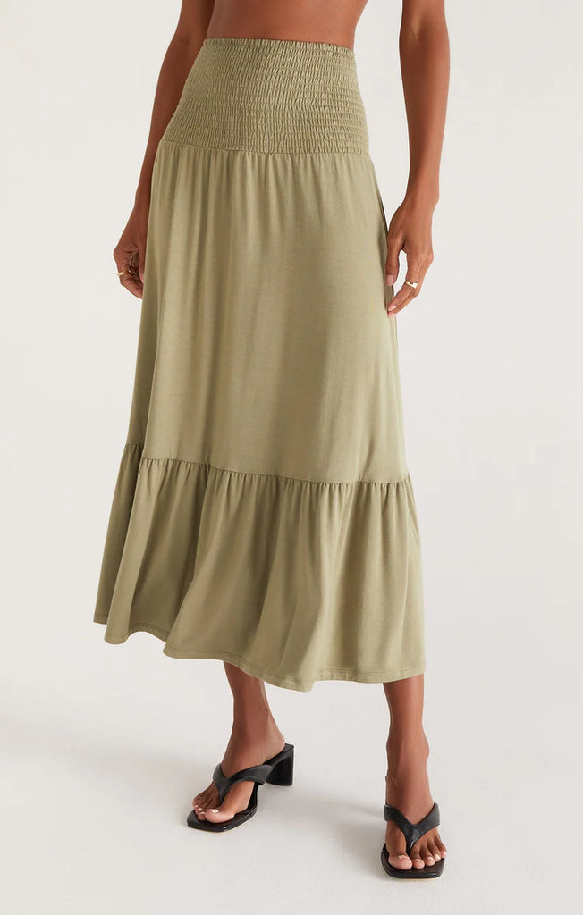 sadie skirt olive branch zsupply apex ethical womens boutique