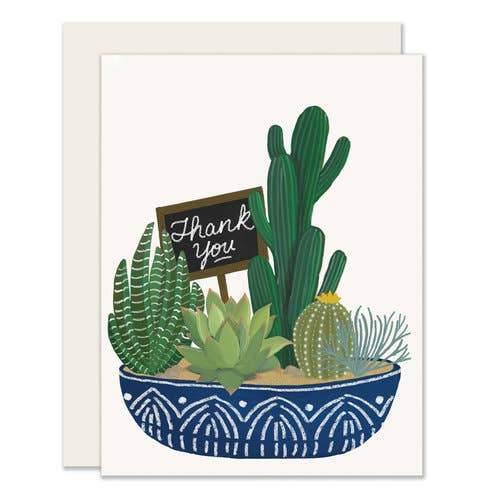 Succulent Thank You Card - Rose & Lee Co