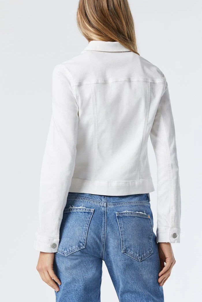 samantha jacket double white mavi us apex ethical womens boutique
