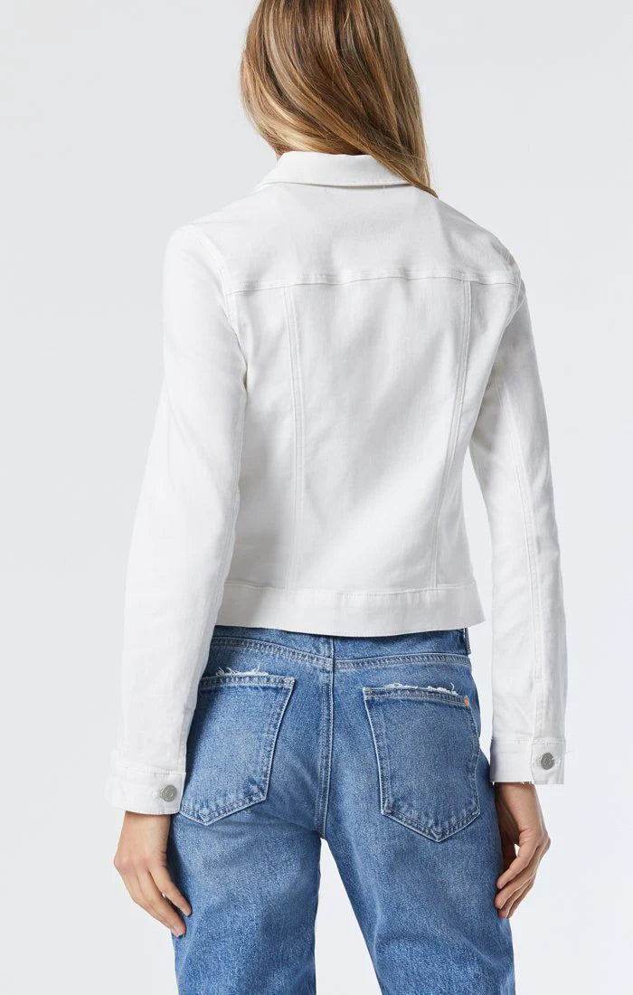 samantha jacket double white mavi us apex ethical womens boutique
